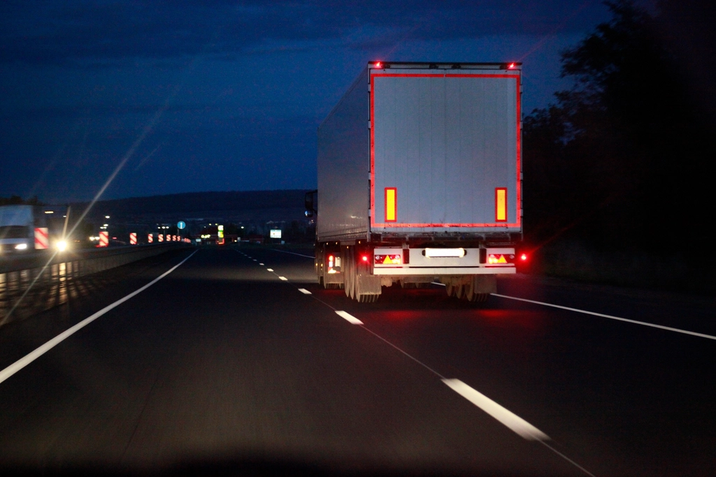 Delivery truck, logistics and freight